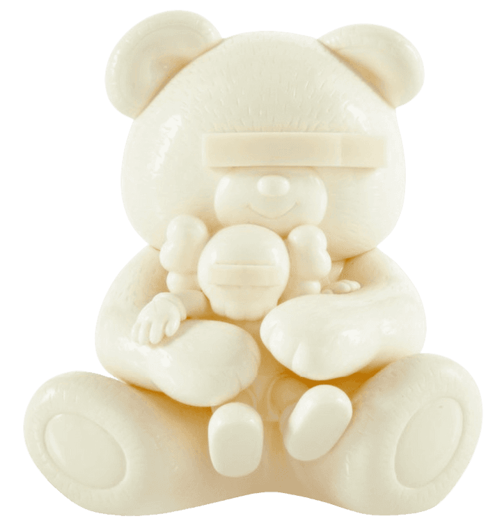 Undercover Bear Companion (White) Sculpture by Kaws - Buy & Sell