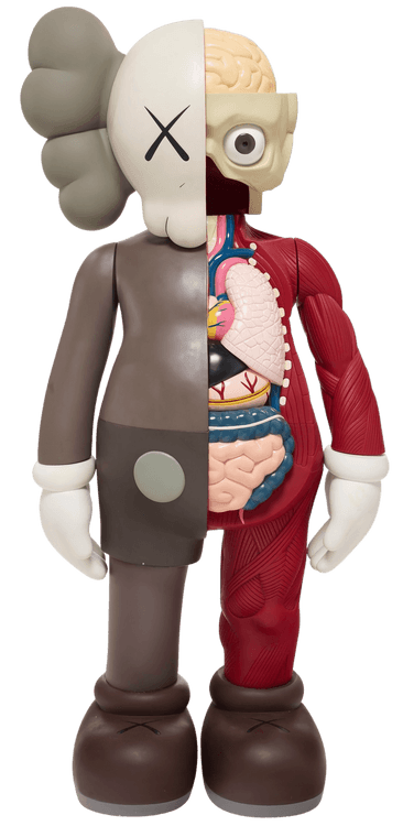 Kaws Companion : Dissected (2016 Brown) Sculpture by Kaws - Buy