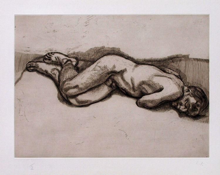 Naked Man On a Bed