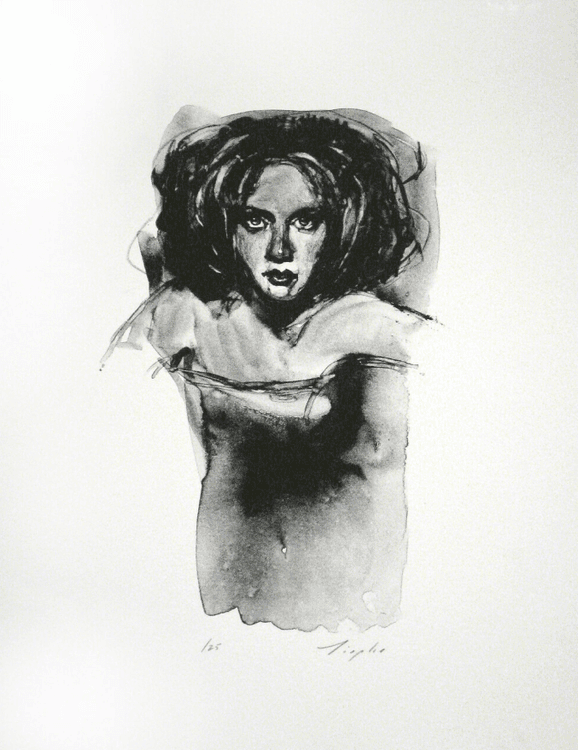 Head Study with Washes
