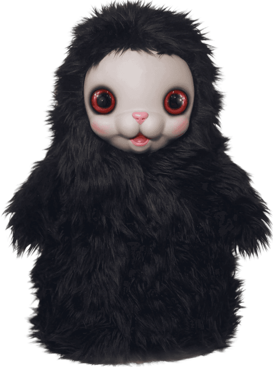 Yuki The Young Yak (Plush) (Black) Sculpture by Mark Ryden - Buy