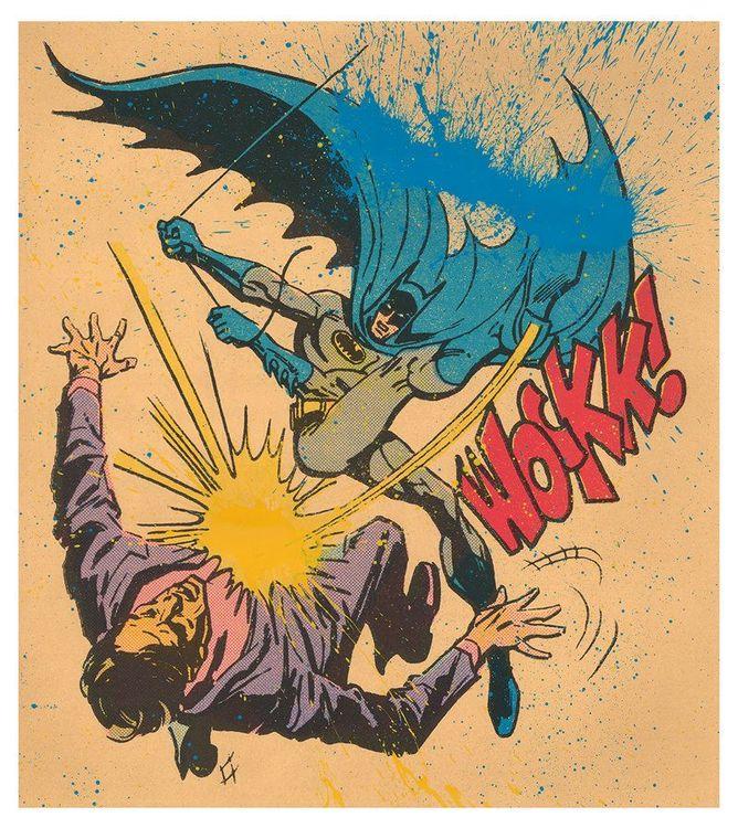 Bat Wockk! (Hand Splashed)