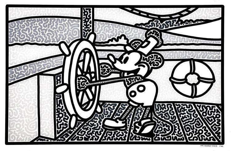 Disney Doodles - Steamboat Willie