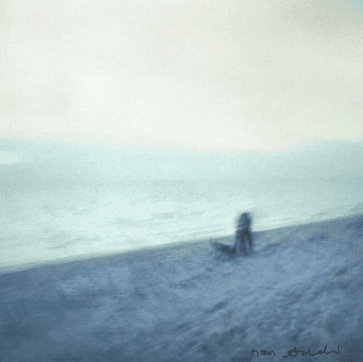 Couple on the Blue Beach