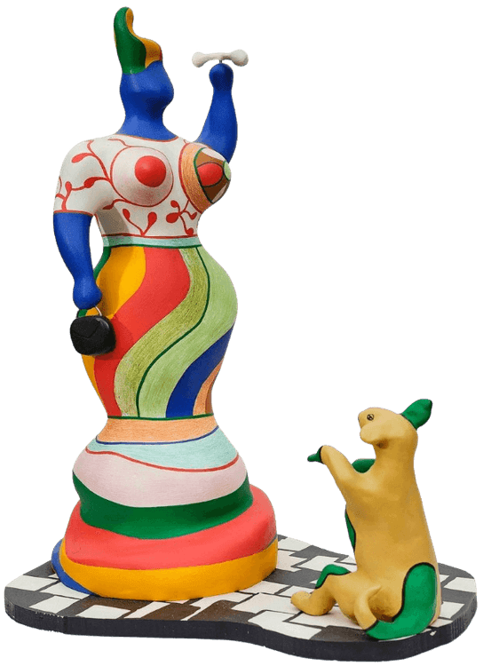 Nana et Chien Sculpture by Niki de Saint Phalle - Buy & Sell Niki