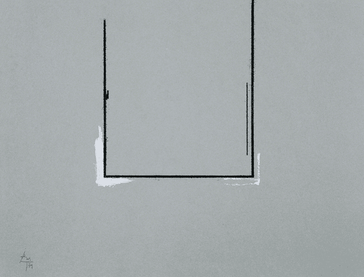 Gray Open with White Paint