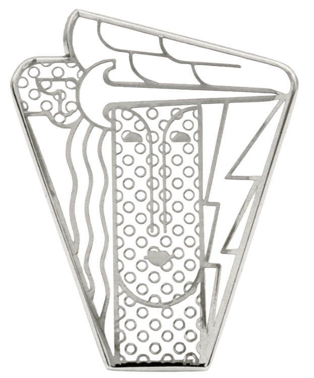 Modern Head Enamel Pin