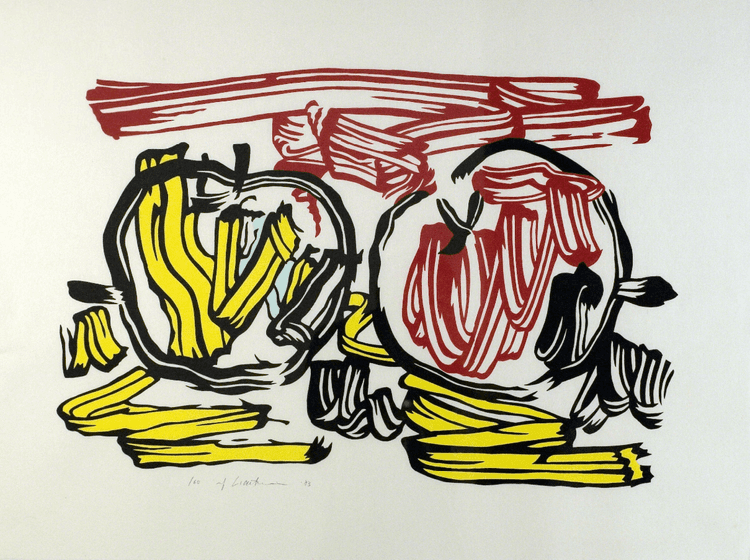 Red Apple and Yellow Apple