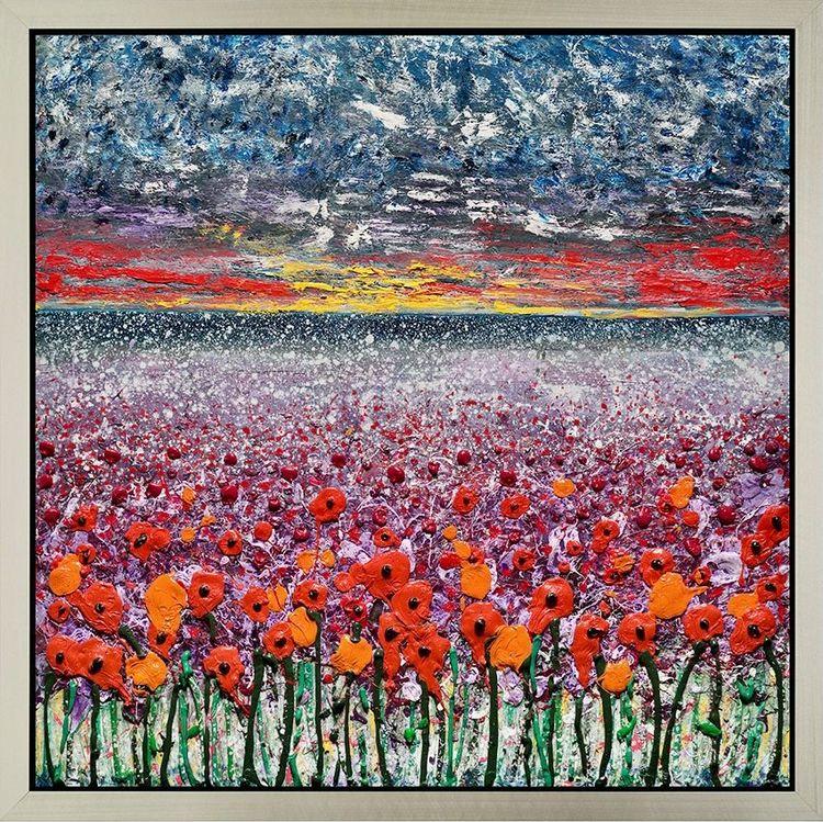 Black Poppy (Boxed Canvas)
