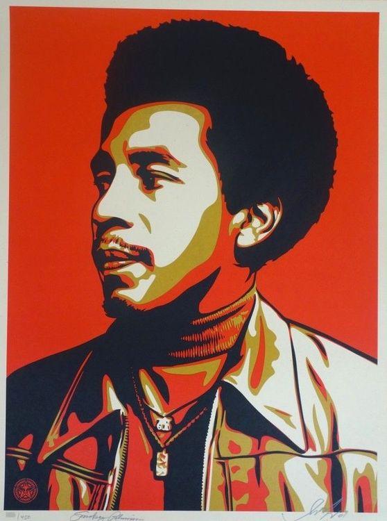 Smokey Robinson Print (Red)