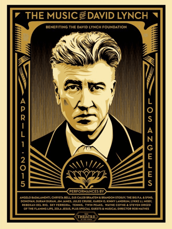 The Music Of David Lynch Print by Shepard Fairey (Obey) - Buy