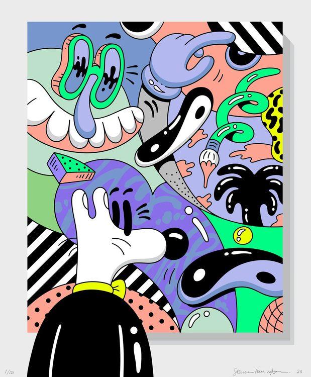 STEVEN HARRINGTON “YOU & I” (White) Steven Harrington | You & I (White) | Buy & Sell | FairArt