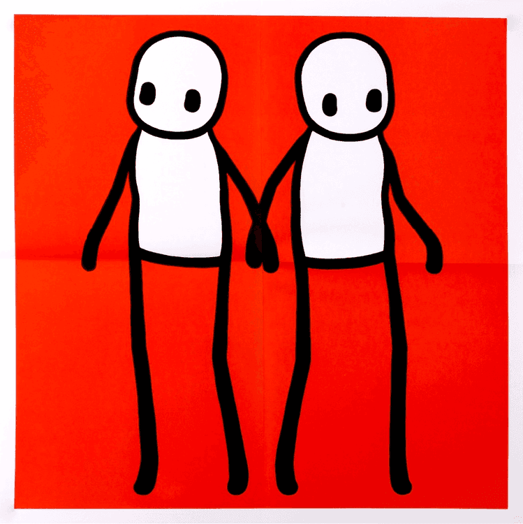 Holding Hands (Red - Hackney Today)