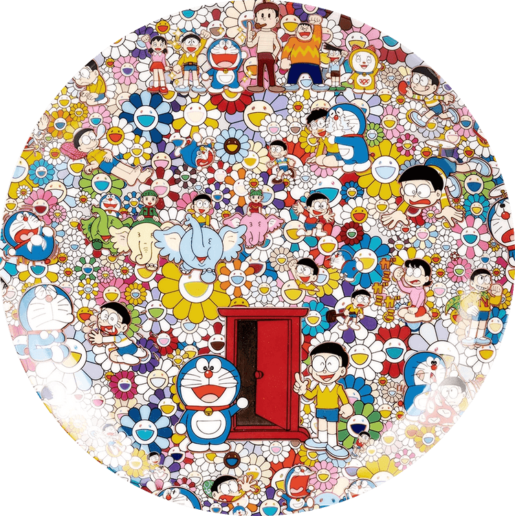 Doraemon Ceramic Plate Collectible by Takashi Murakami - Buy