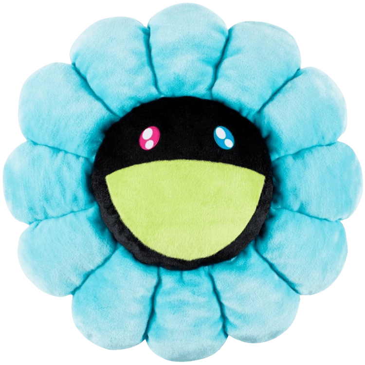 Flower Plush (Turquoise/Black - Small)