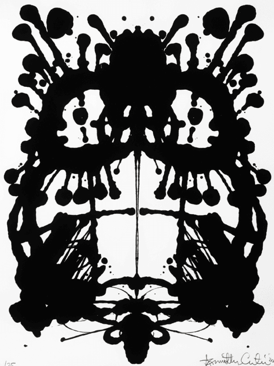 Inkblot Face No. 106