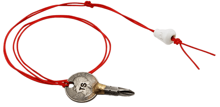 Quarter Screw Necklace