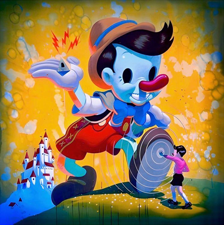 Victor castillo art ビクターカスティージョ　pop art The strange restlessness in the works of Victor Castillo