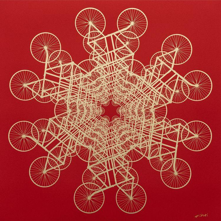 Forever Bicycle (Red & Gold)