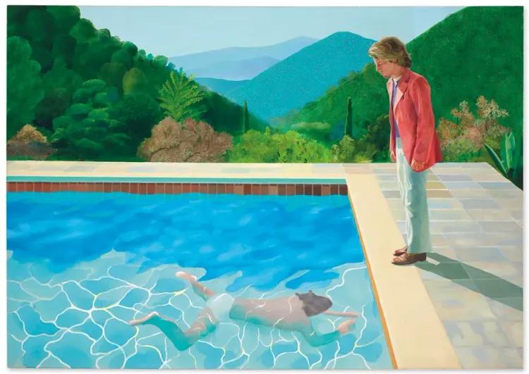 Portrait of an Artist (Pool with Two Figures), 1972 | Christie's, New York
