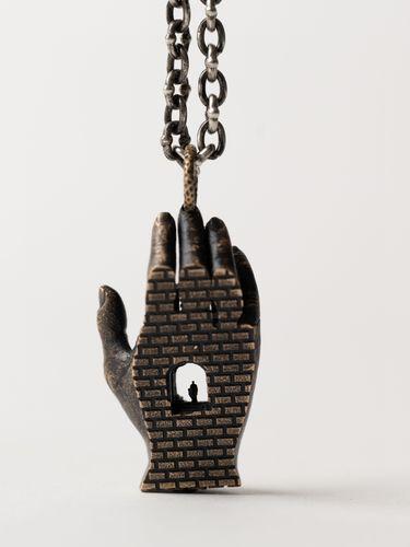 Hand Labyrinth Pendant