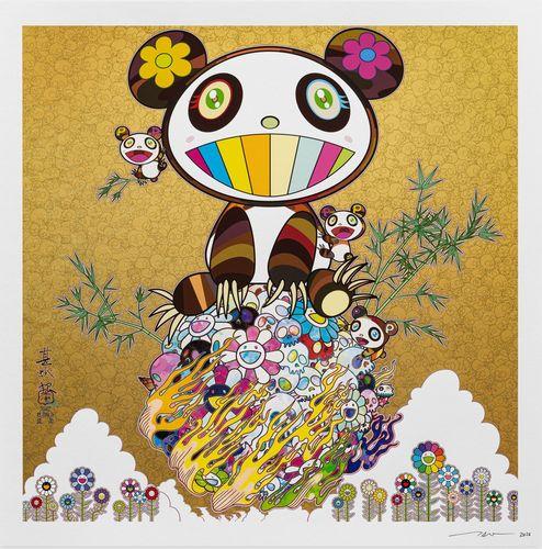Mid-summer Pandas Golden Sky, 2021