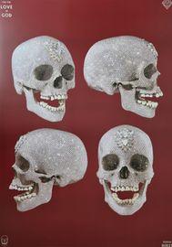 Artwork - For The Love Of God, Four Red Skulls
