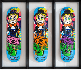 Artwork - Skateboard Deck (Tryptich)
