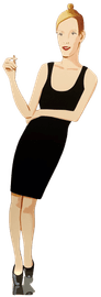 Artwork - Black Dress 3 (Oona)