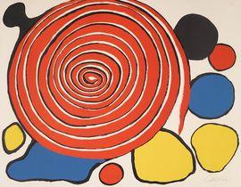 Untitled (Red Spiral)