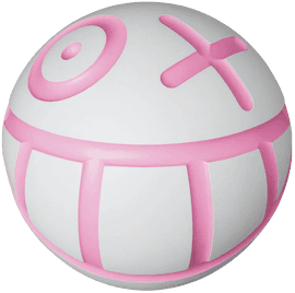 Artwork - Andre Ball (White & Pink)