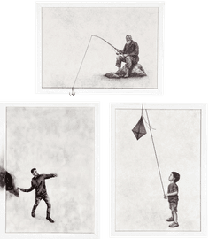 Artwork - Backfire, Hooked, Kite (Set of 3)