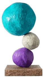 Bronze Stack 3 (Cobalt Turquoise)