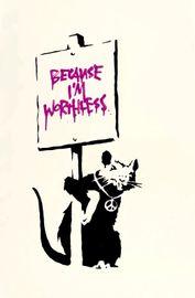 Artwork - Because I'm Worthless (Unsigned) (Pink)