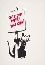 Artwork - Get Out While You Can (Unsigned) (Red)
