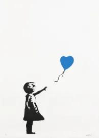 Artwork - Girl With Balloon (Blue Artist Proof)