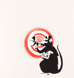 Artwork - Radar Rat (Red Spiral)