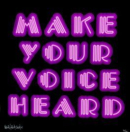 Artwork - Make Your Voice Heard (Violet)