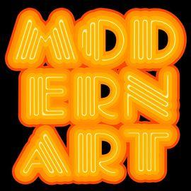 Artwork - Modern Art (Neon Orange)