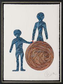 Artwork - Helping Mummy with Twine