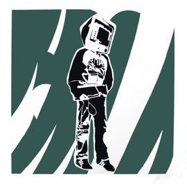 Artwork - Computer Man (Green)