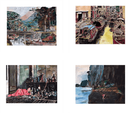 Artwork - The Asia Series (Framed Set of 4)