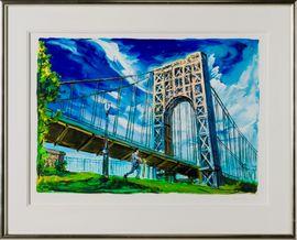 Artwork - Under the Bridge - Medium (2017) (Framed)