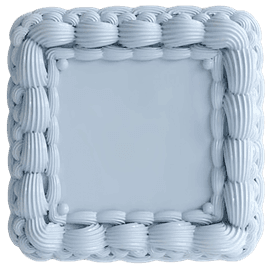 Artwork - Square Cake