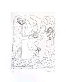 Artwork - Poolside (Etching)