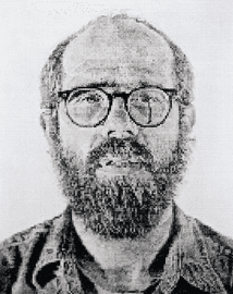 Artwork - Self Portrait (White Ink)