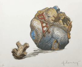 Artwork - Houseball with Fallen Toy Bear