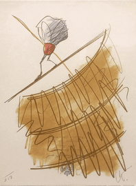 Artwork - Shuttlecock on a High Wire