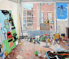 Artwork - Basquiat's Studio in NYC