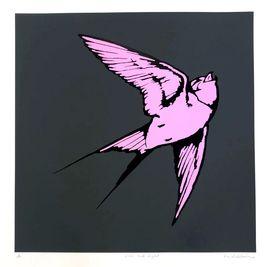 Artwork - Love And Light (Charcoal & Pink)